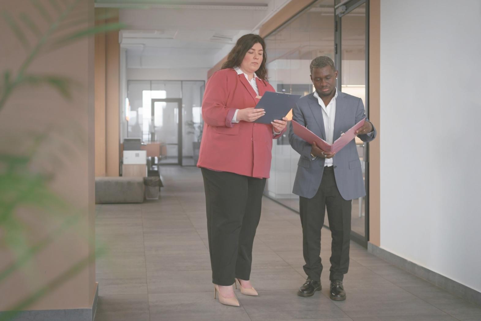 Professional workspace showing financial planning materials